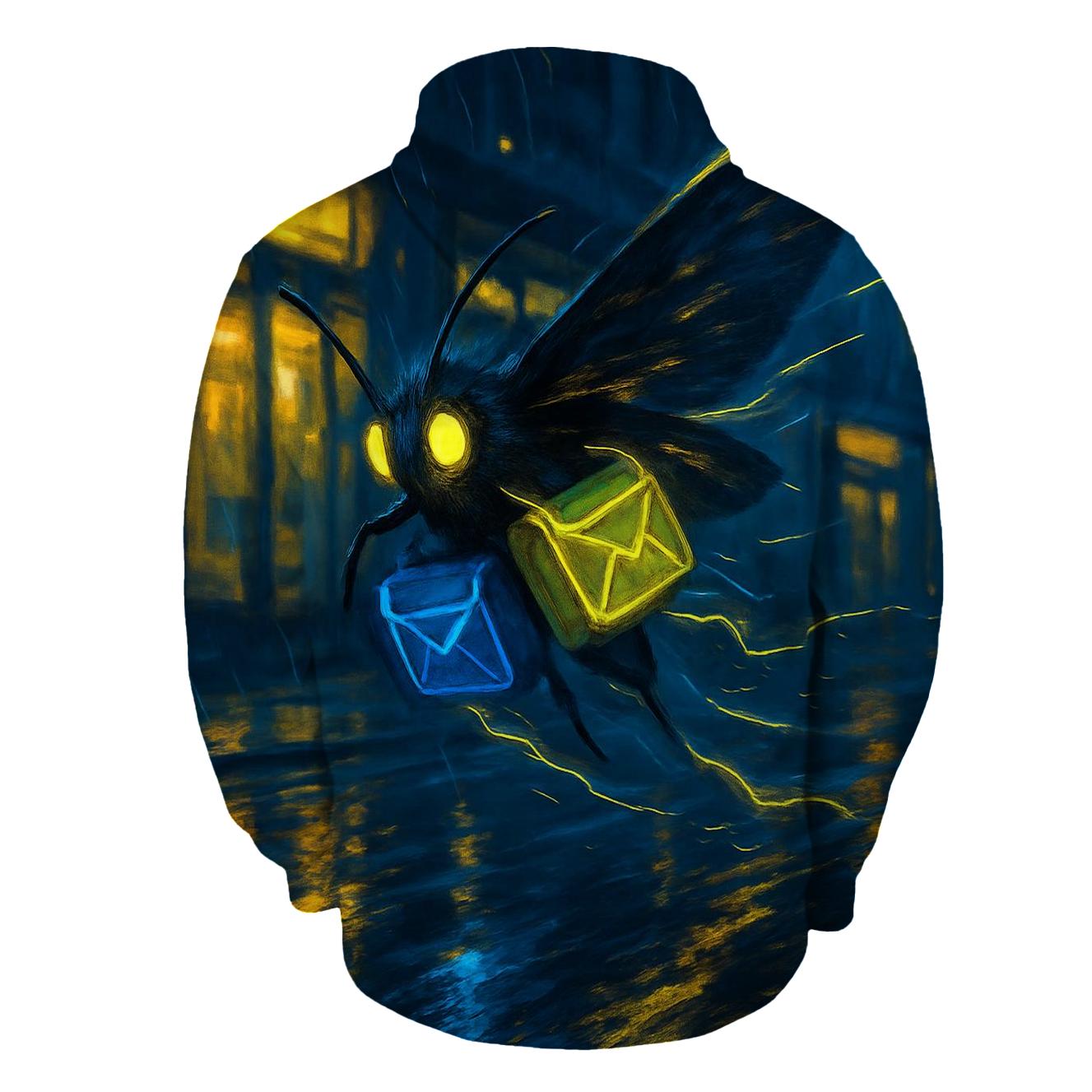 Neon Monarch Courier hoodie designs