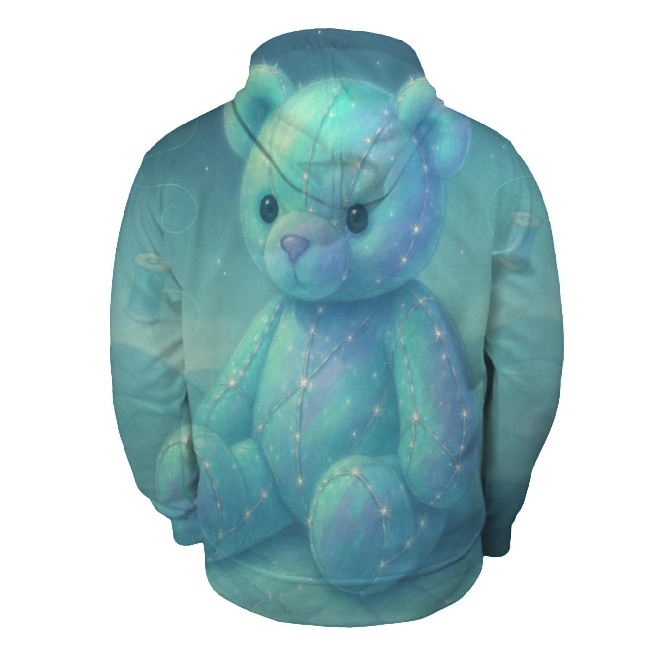 Stitched Aurora Bear hoodies fashion