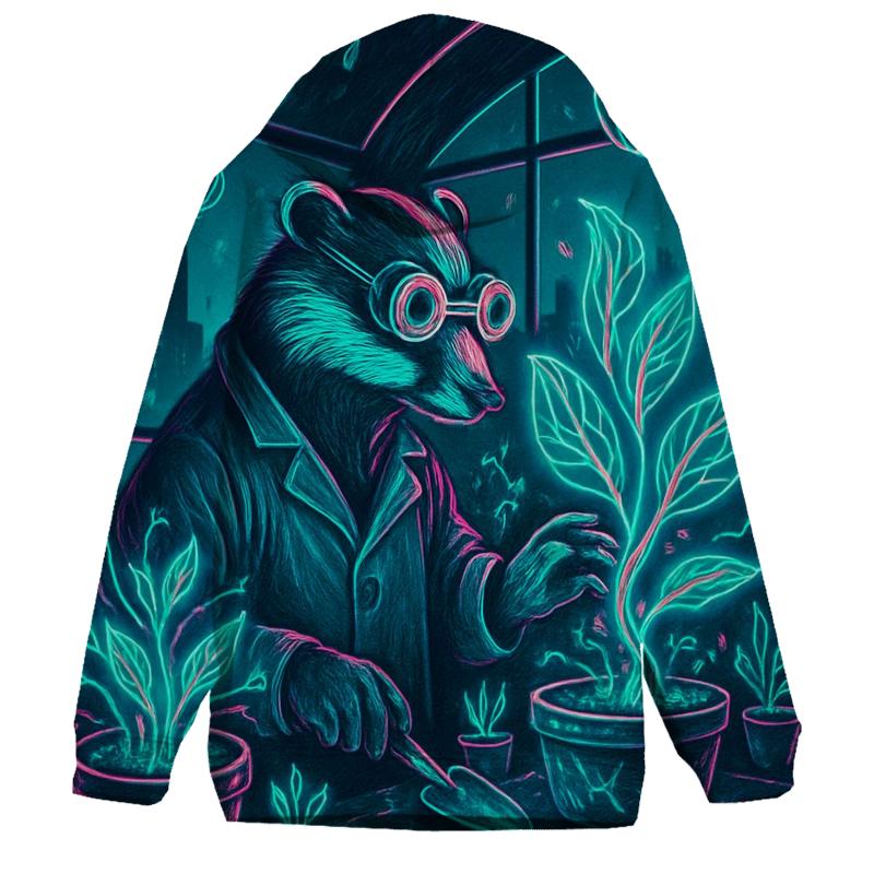 Neon Botanist Badger pullover hoodies