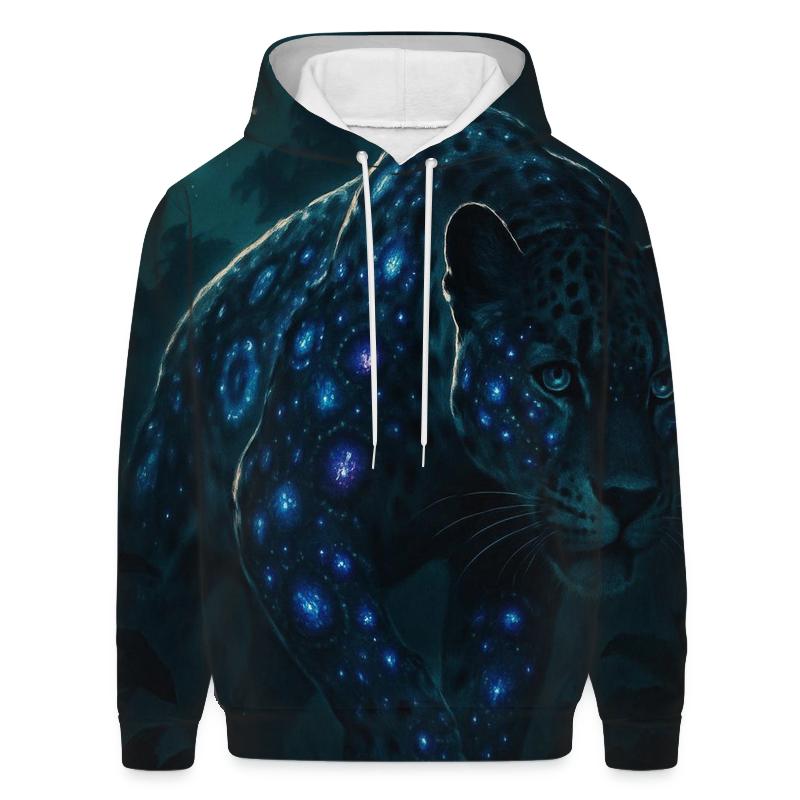 Velvet Night Jaguar printed hoodies