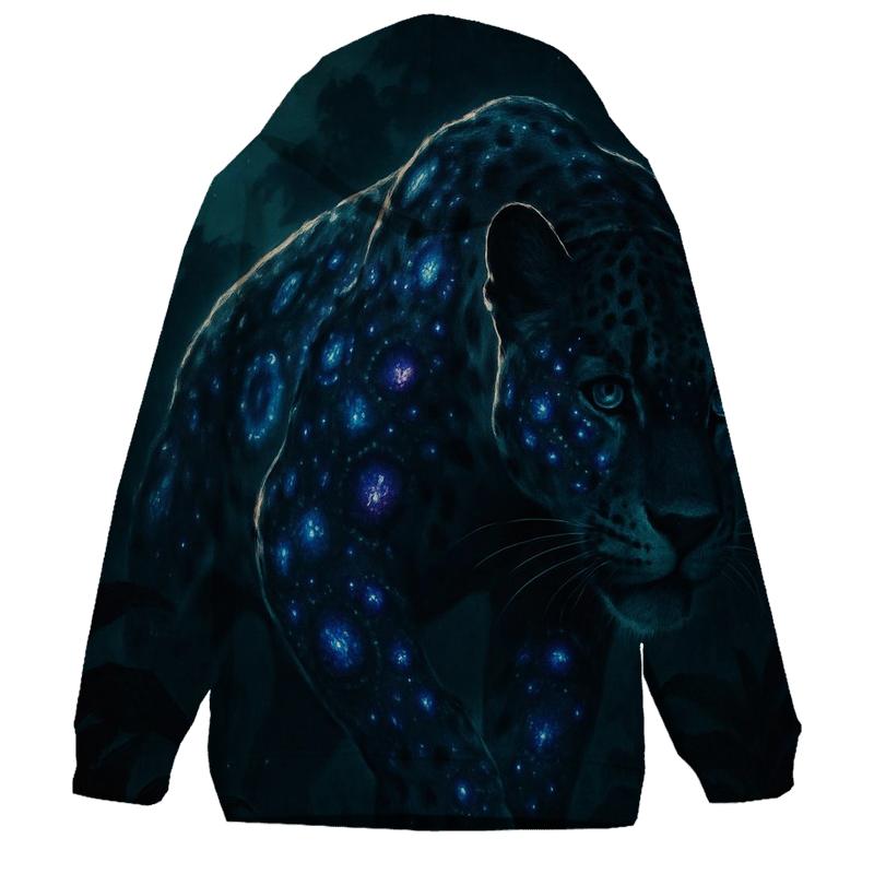 Velvet Night Jaguar printed hoodies