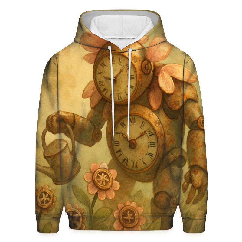 Clockwork Garden Golem zip-up hoodies
