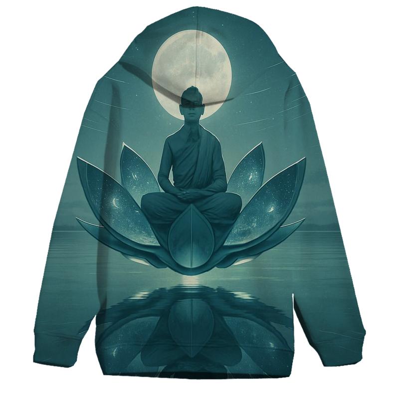 Mirrored Lotus Rider designer hoodies