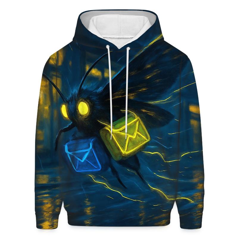 Neon Monarch Courier pullover hoodies