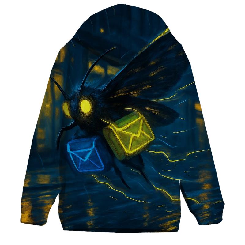 Neon Monarch Courier pullover hoodies
