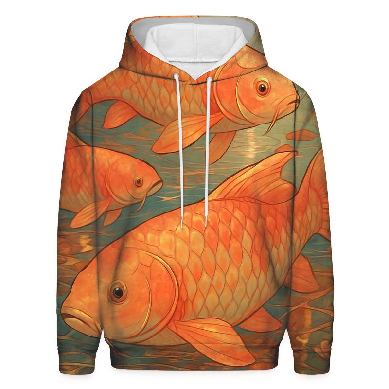 Glass Harbor Koi hoodies fashion