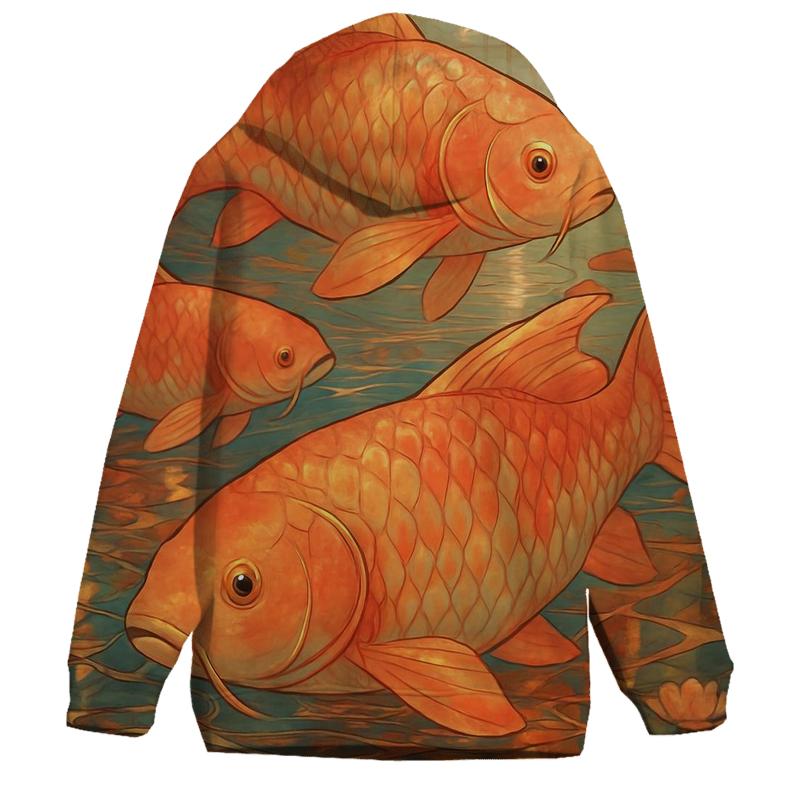 Glass Harbor Koi hoodies fashion