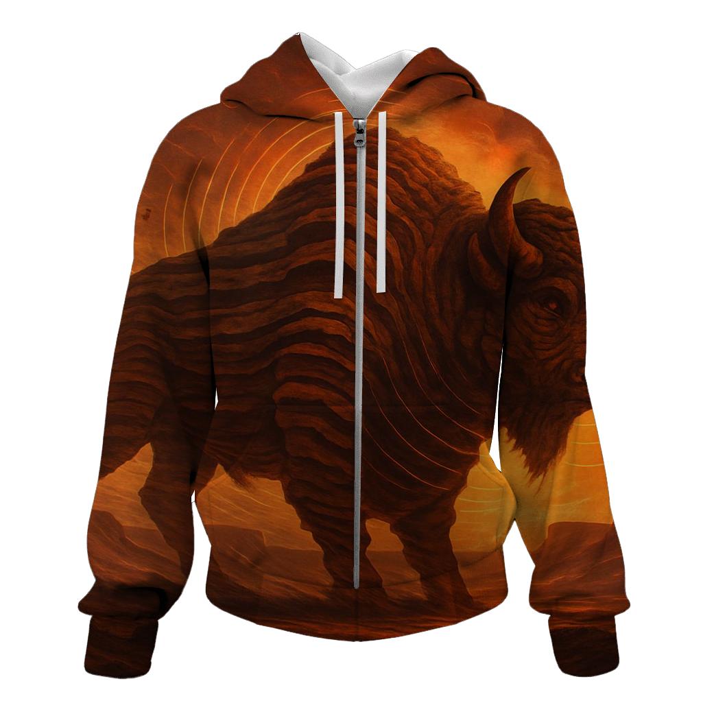 Echo Canyon Bison hoodies fashion