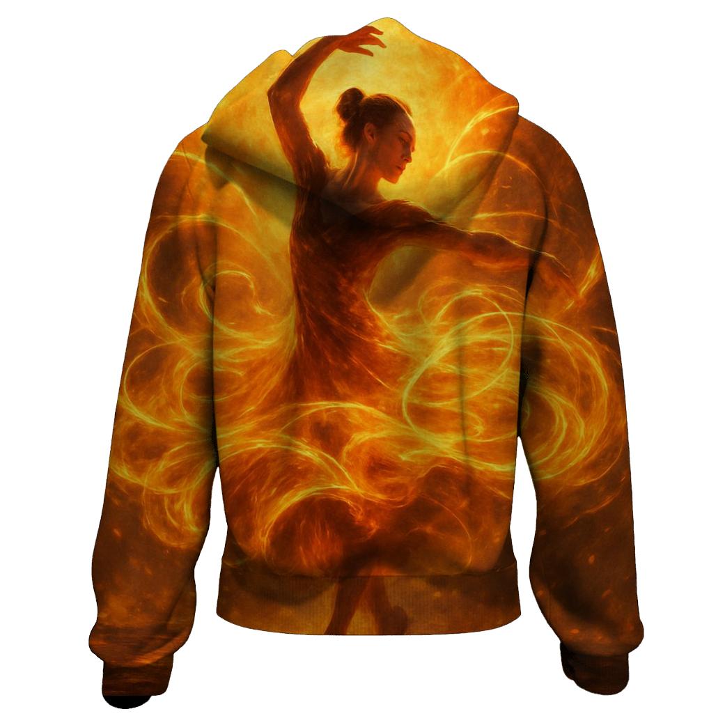 Solarflare Dancer zip-up hoodies