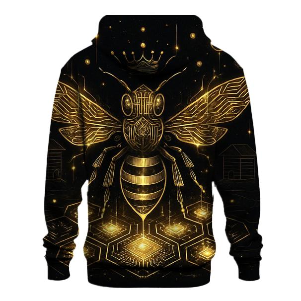 Circuitboard Monarch Bee heavyweight hoodies