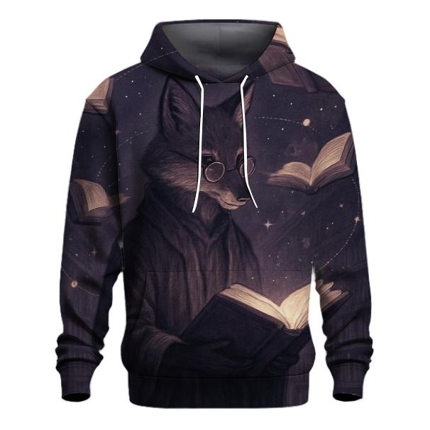 Celestial Librarian Foxglove graphic hoodies