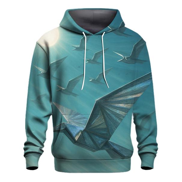 Paper Solar Sailbird premium hoodies
