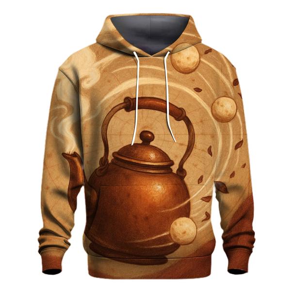 Orbiting Tea Kettle zip-up hoodies