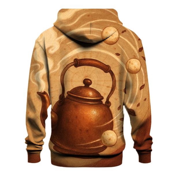 Orbiting Tea Kettle zip-up hoodies