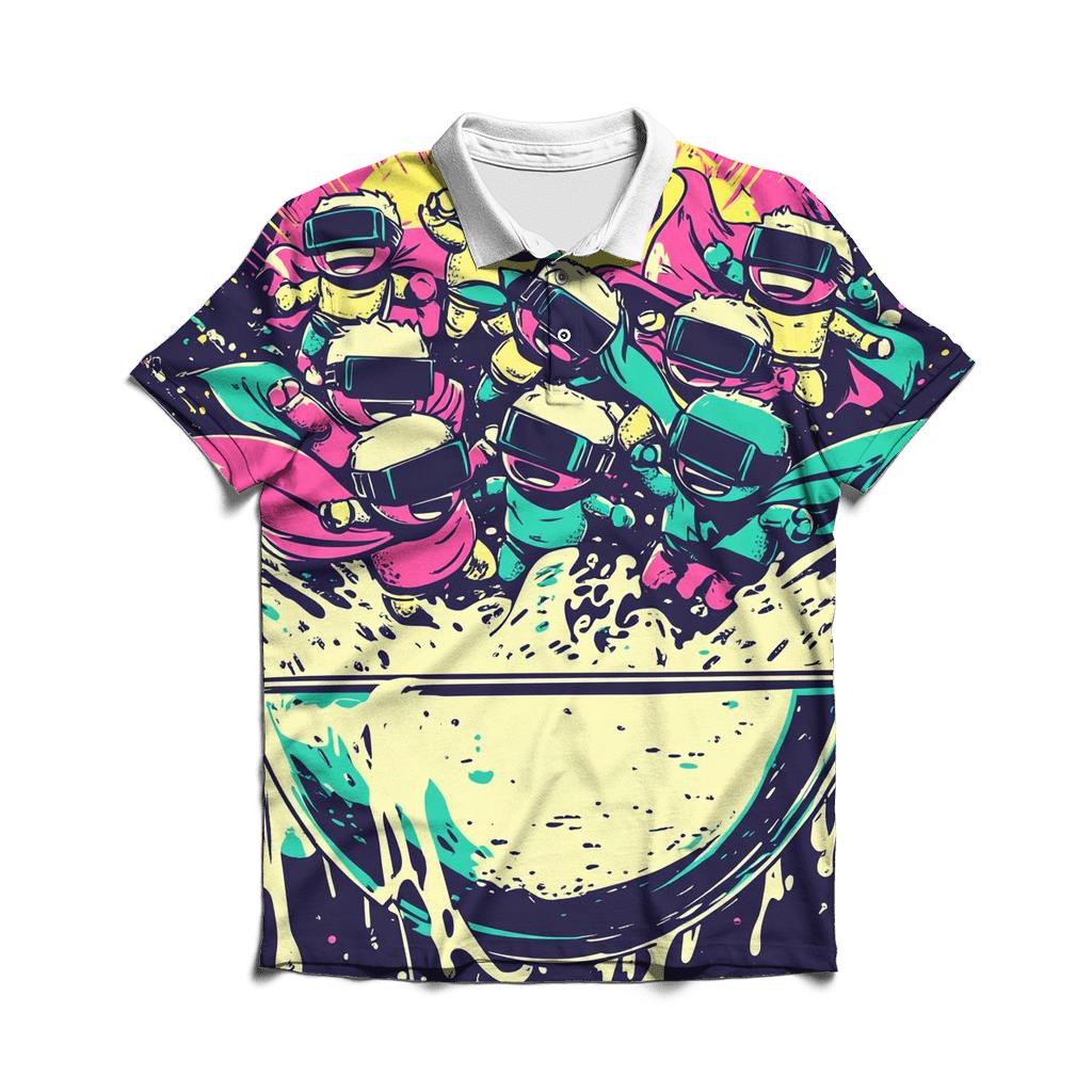 Cosmic Cereal Rumble custom polo shirts