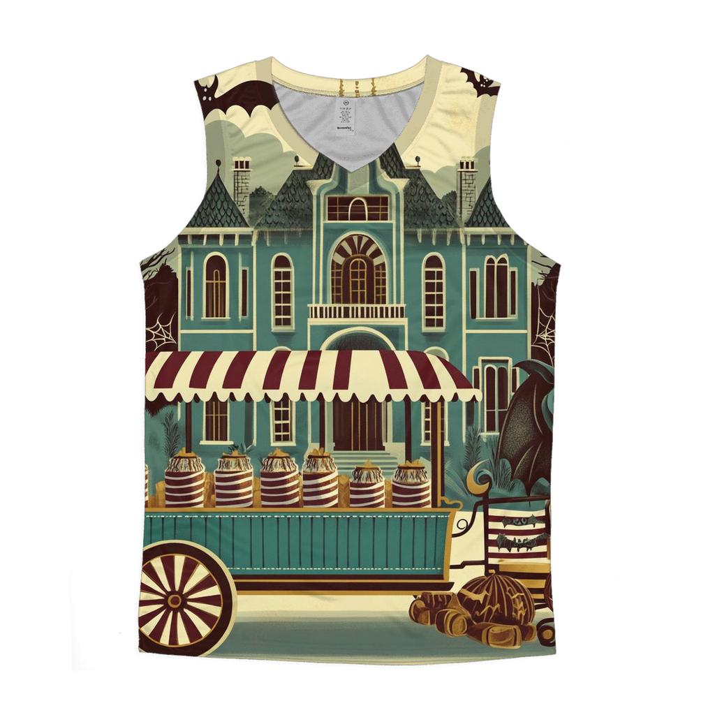 Haunted-Mansion Candy Cart custom tank tops