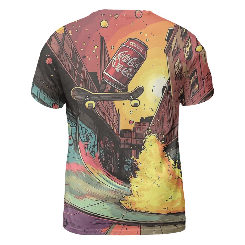 Skateboard Soda Squad designer pattern shirts