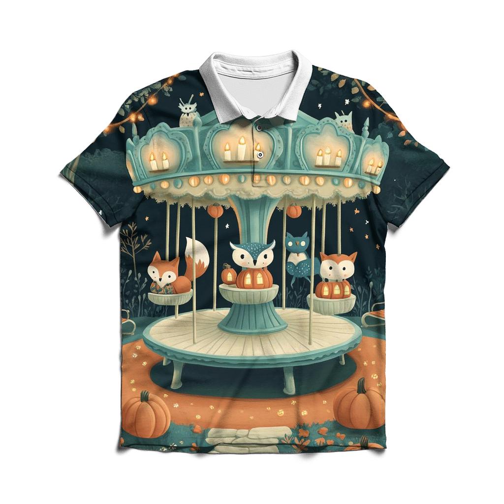 Candlelight Carousel Spooky Edition stylish collar polo tees