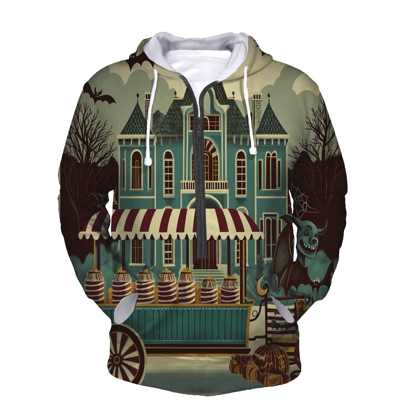 Haunted-Mansion Candy Cart premium hoodies