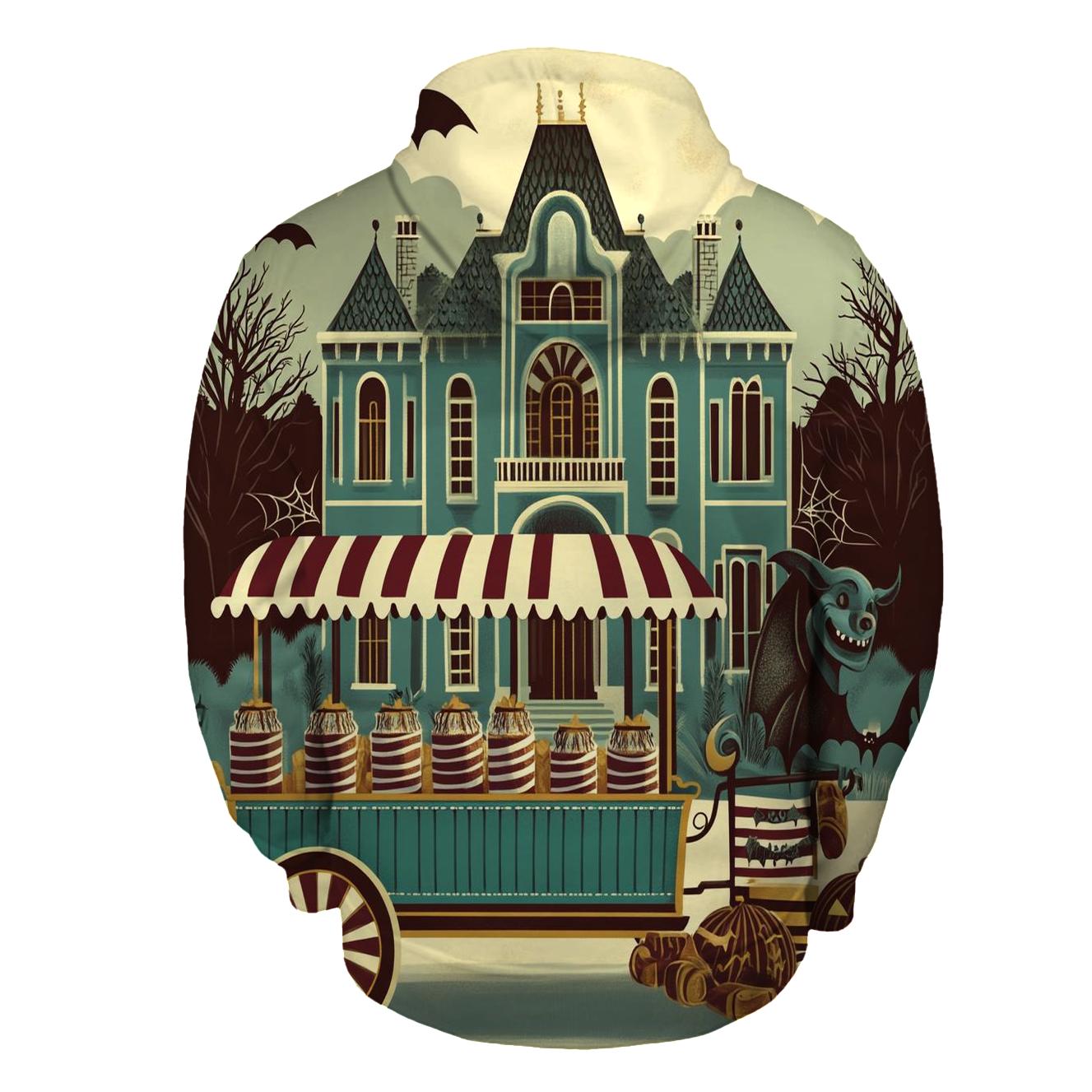 Haunted-Mansion Candy Cart premium hoodies