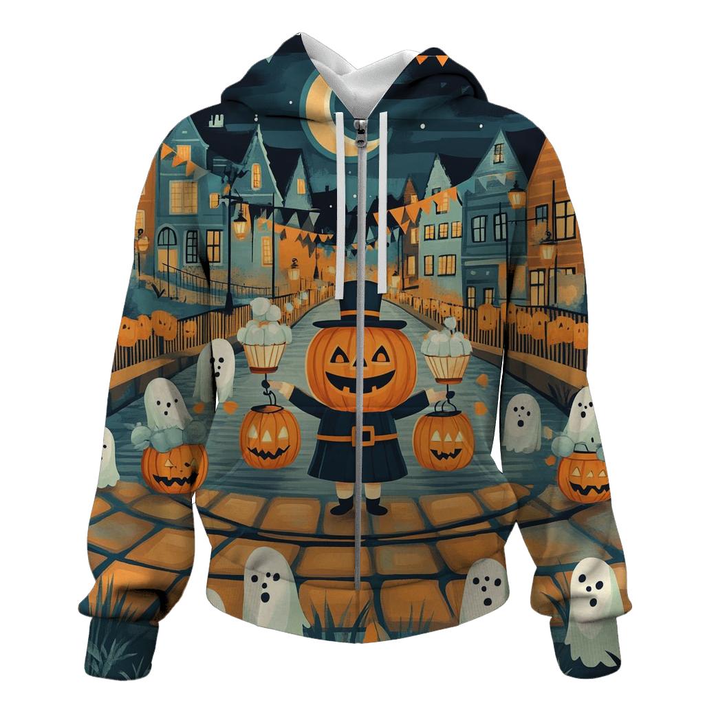 Halloween Lantern Parade hoodie styles