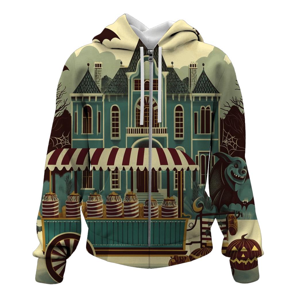 Haunted-Mansion Candy Cart premium hoodies