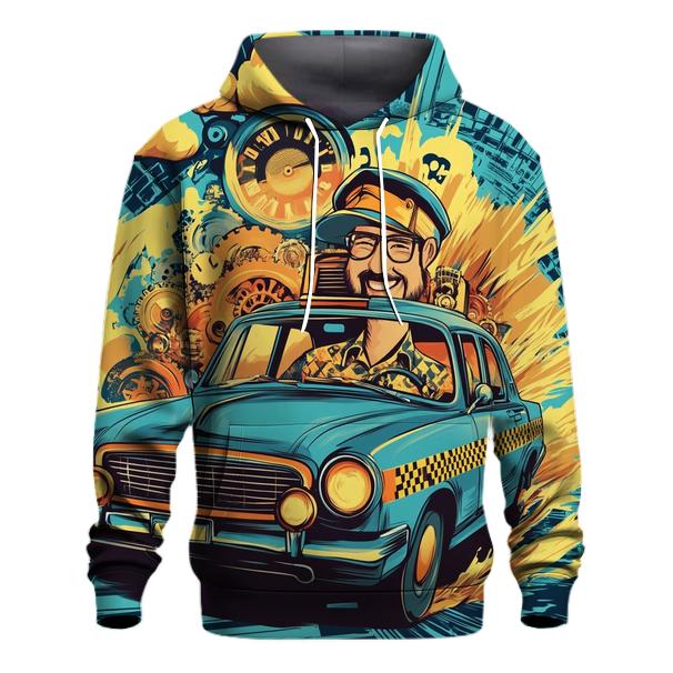 Time-Traveling Cartoon Cab hoodie trends