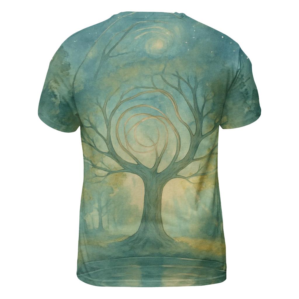 Radiant Grove unique graphic print tees