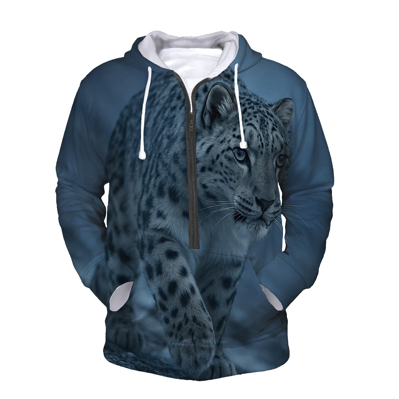 Mist Ridge Stalker Snow Leopard hoodie designs