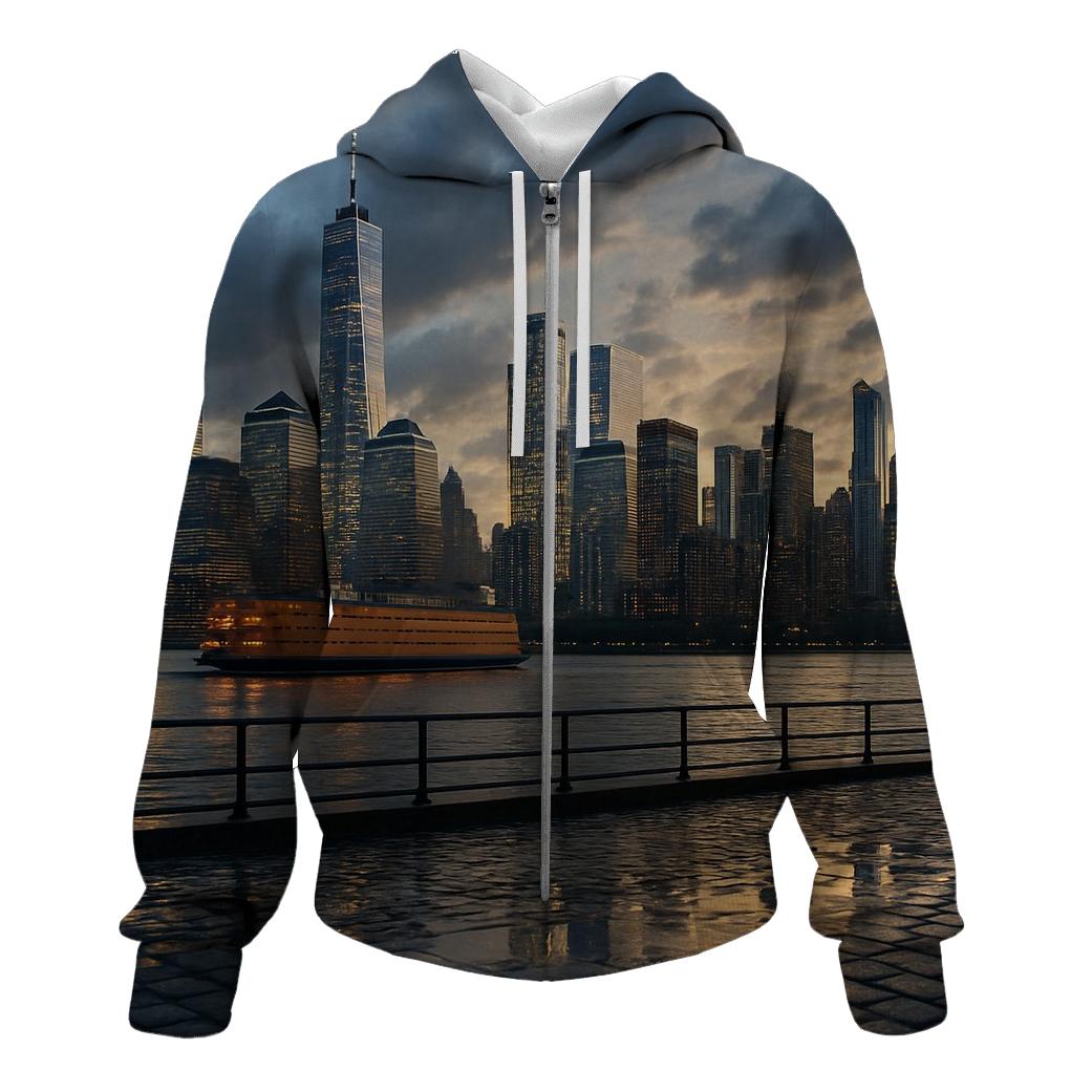 Hudson Twilight Observatory zip-up hoodies