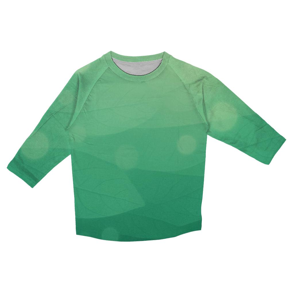 Verdant Drift stylish quarter sleeve tops