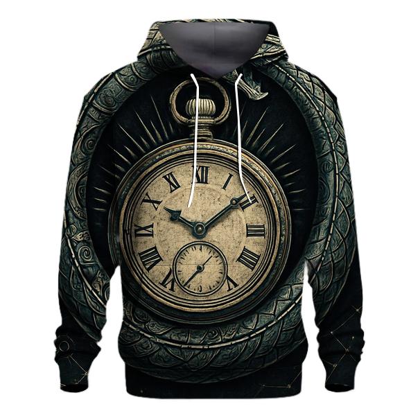 Chrono Serpent Ouroboros graphic hoodies