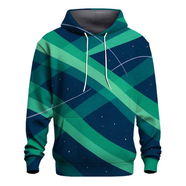 Aurora Ribbon Matrix zip-up hoodies
