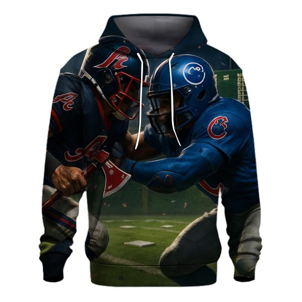 Gridiron Showdown At The Ballpark zip-up hoodies
