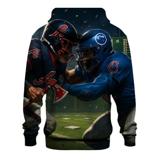 Gridiron Showdown At The Ballpark zip-up hoodies