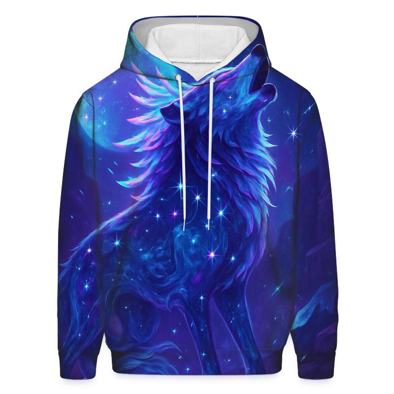 Nebula Guardian Wolf hoodie designs