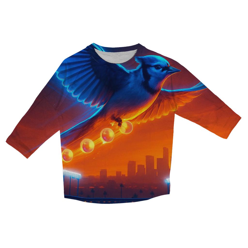 Dodger Dove Over Stadium trendy 3/4 sleeve tops