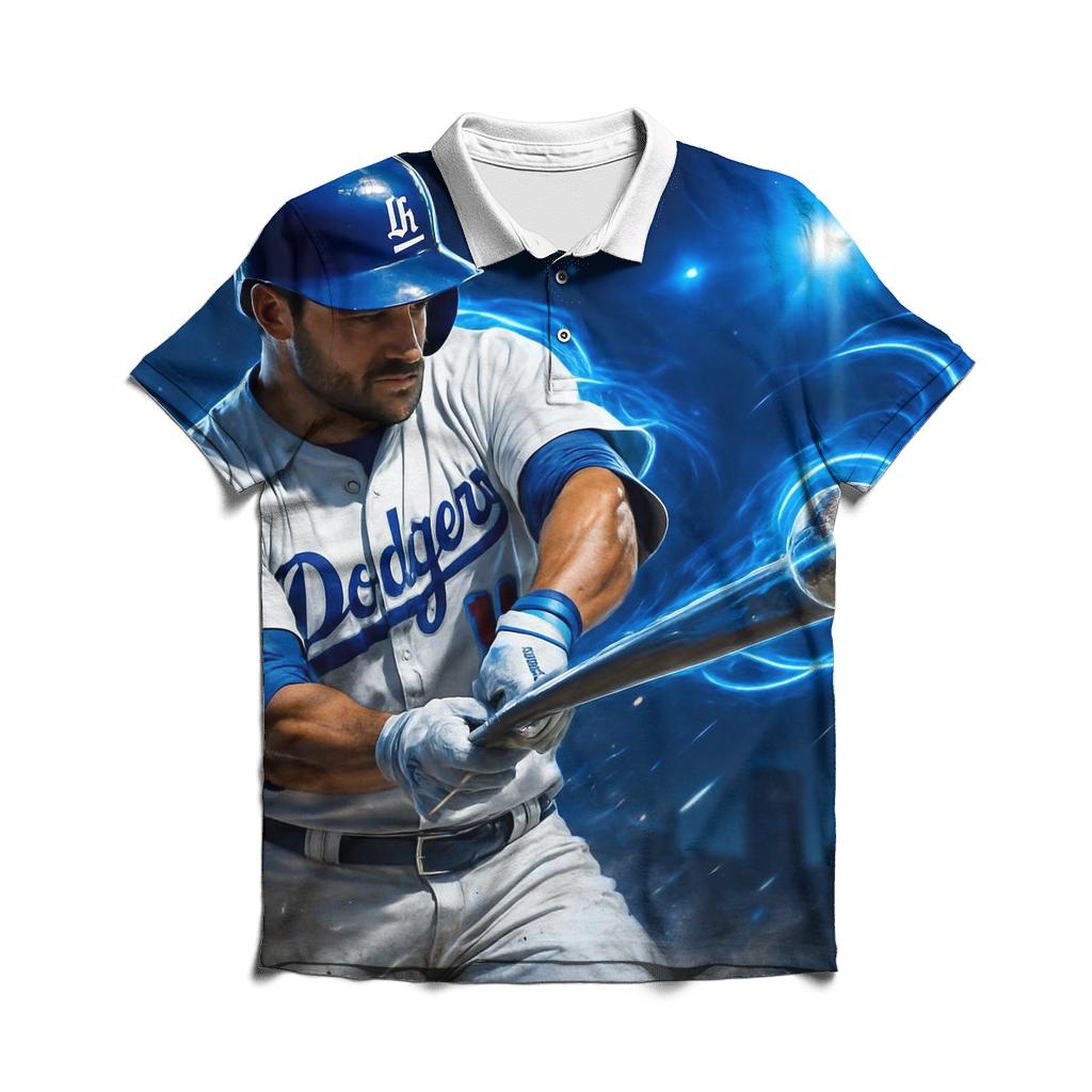 Blue Energy Swing premium cotton polo shirts