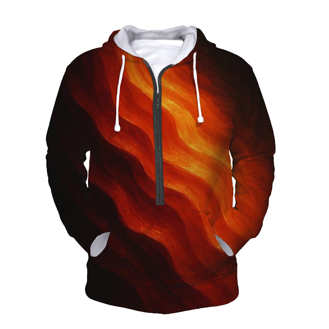 Molten Cascade graphic hoodies