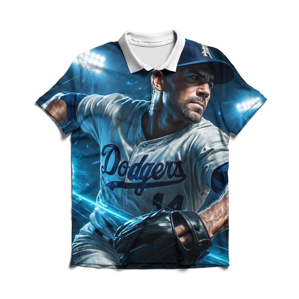 Pitchers Chrome Surge embroidered polo tops