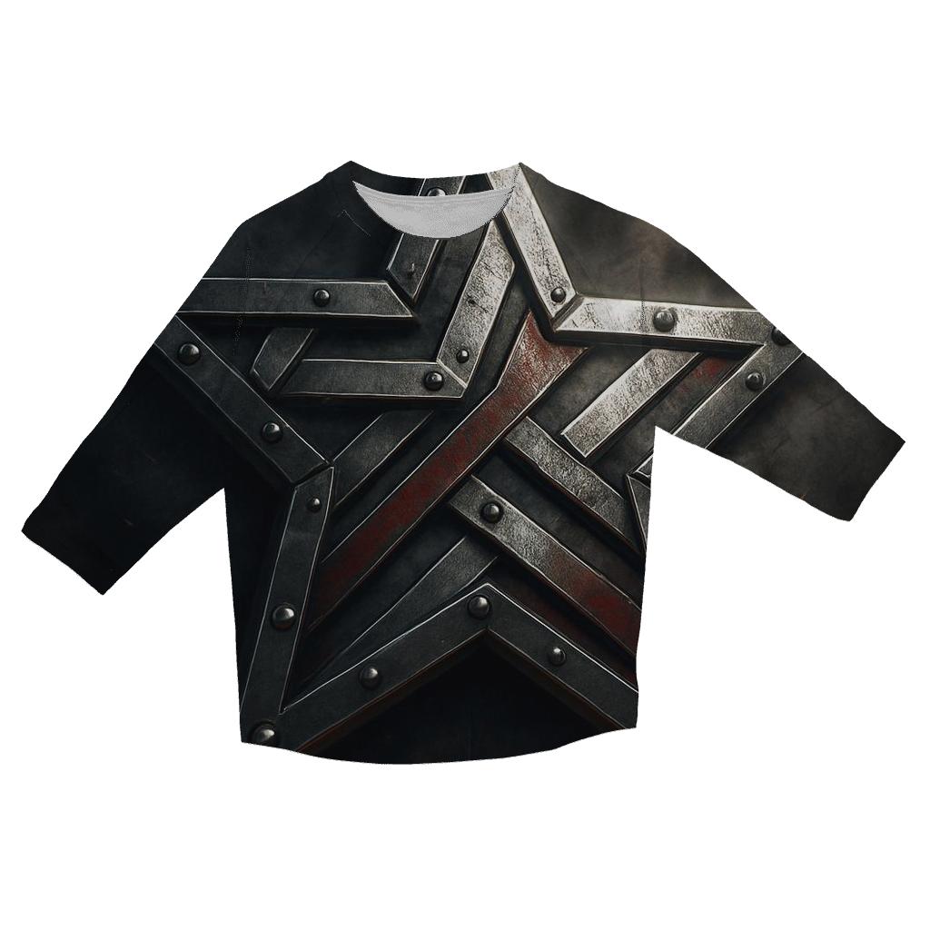 Iron Star Sigil designer 3/4 sleeve blouses