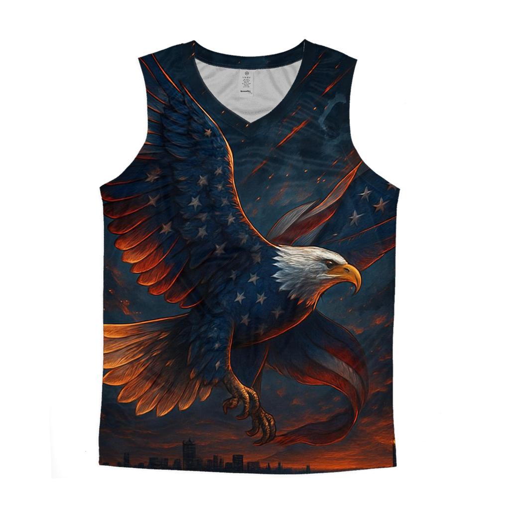 Eagle Banner Surge personalized athletic tanks