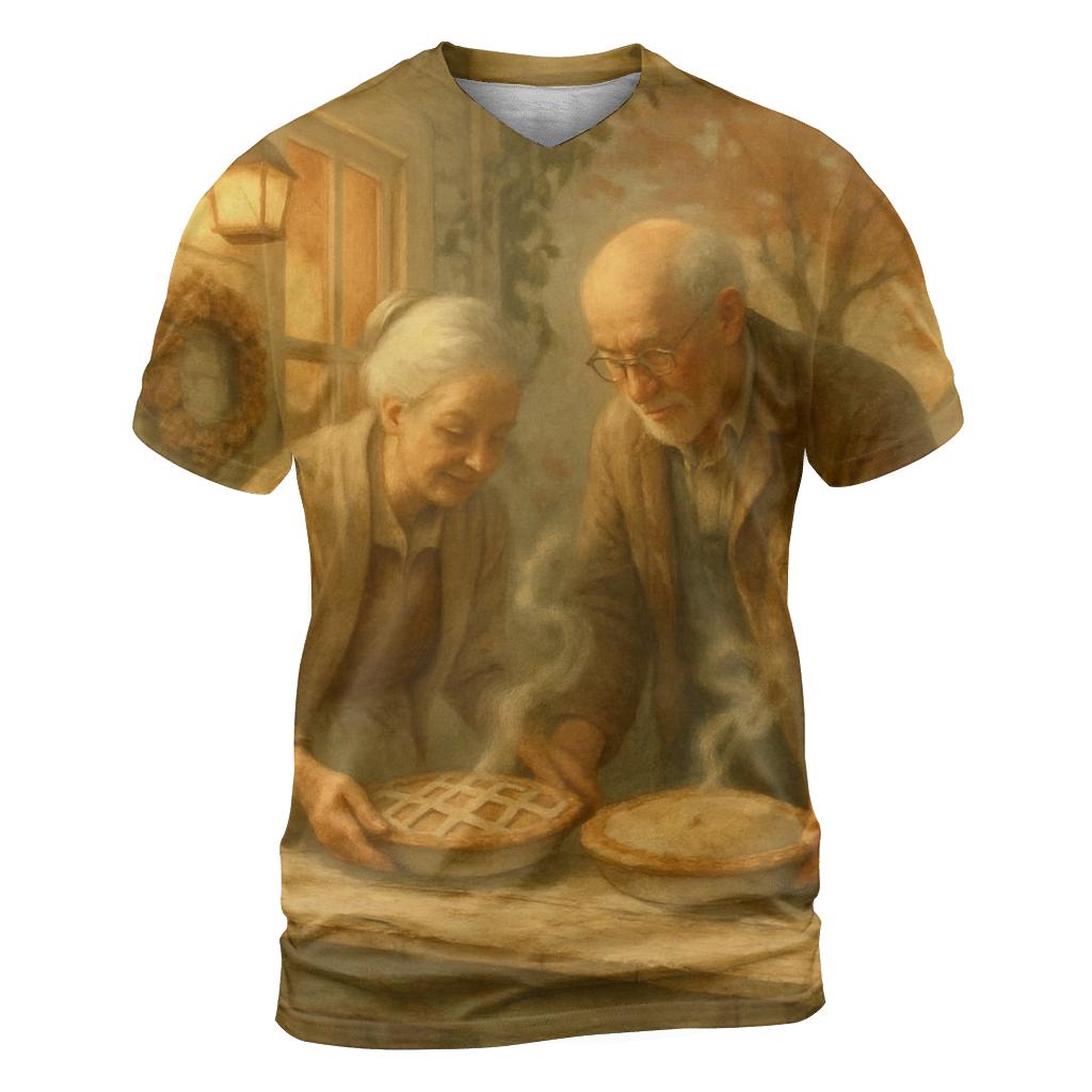 Pie Steam And Porch Light trendy printed shirt styles