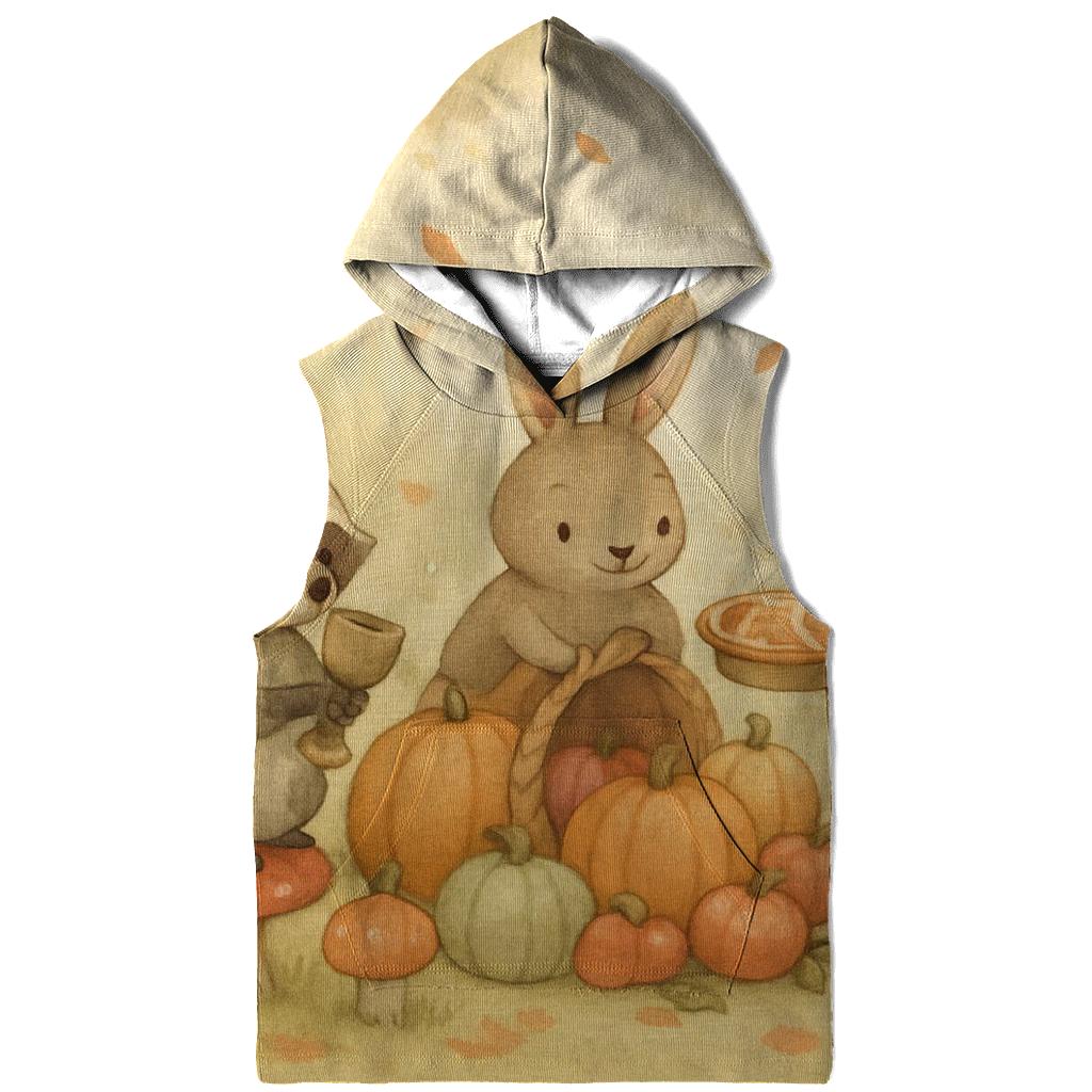 Cornucopia Of Woodland Friends pullover hoodies
