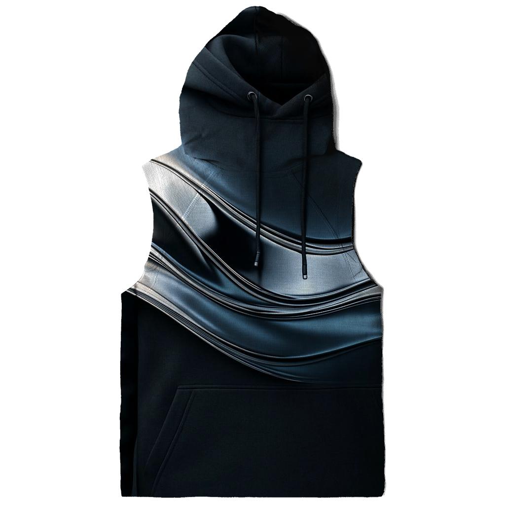 Metallic Ribbon Horizon graphic hoodies