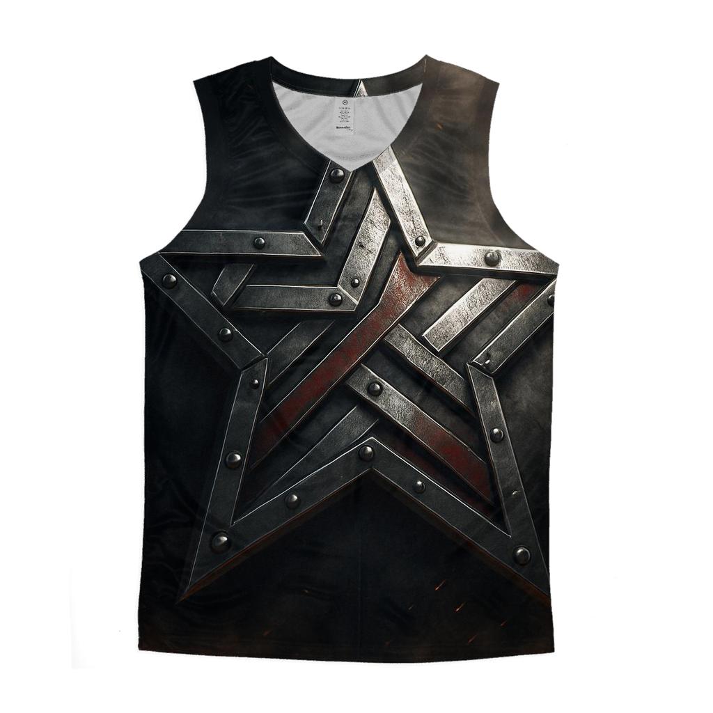 Iron Star Sigil cotton sleeveless tops