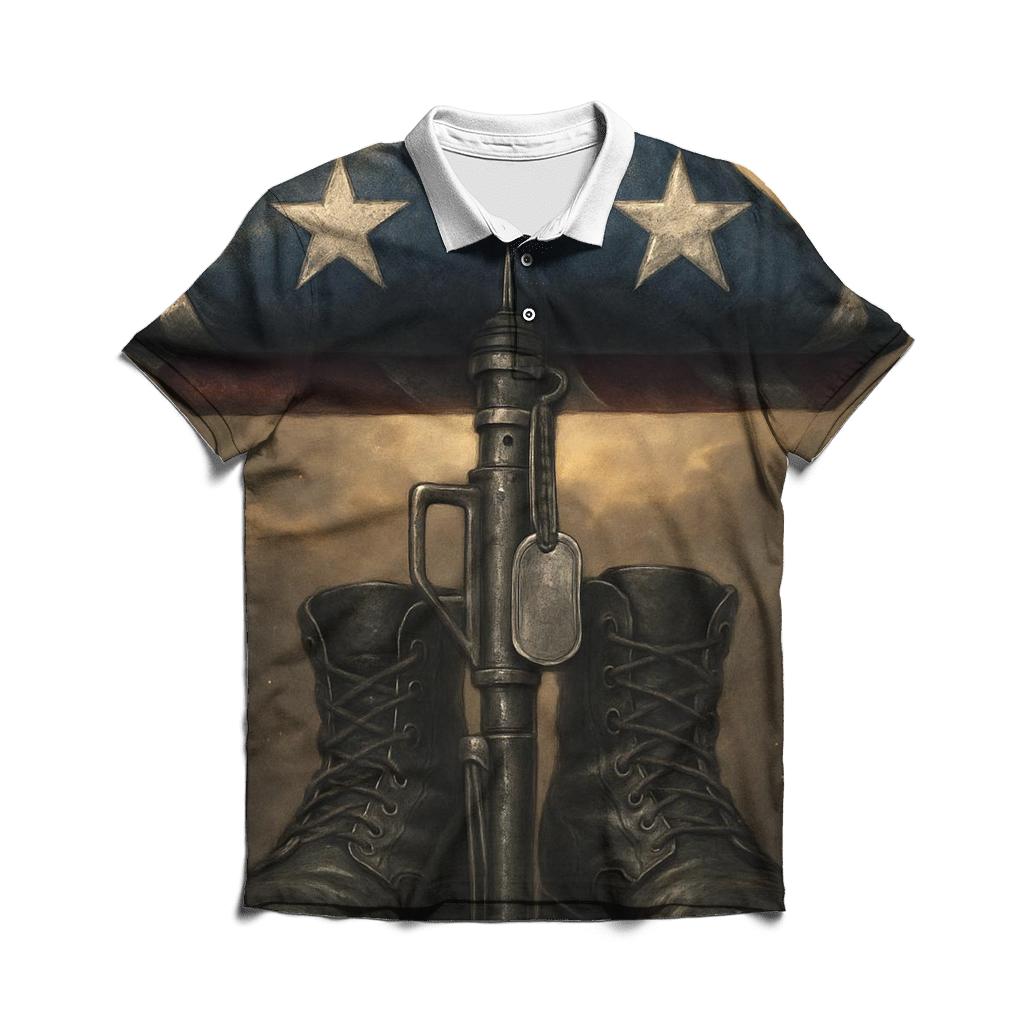 Folded Honor Ensemble custom polo shirts