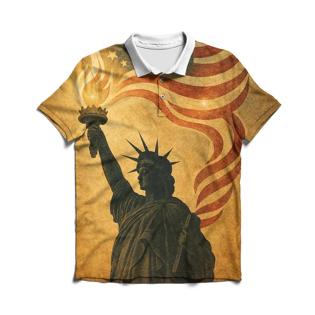 Liberty Radiant Fold stylish collar polo tees