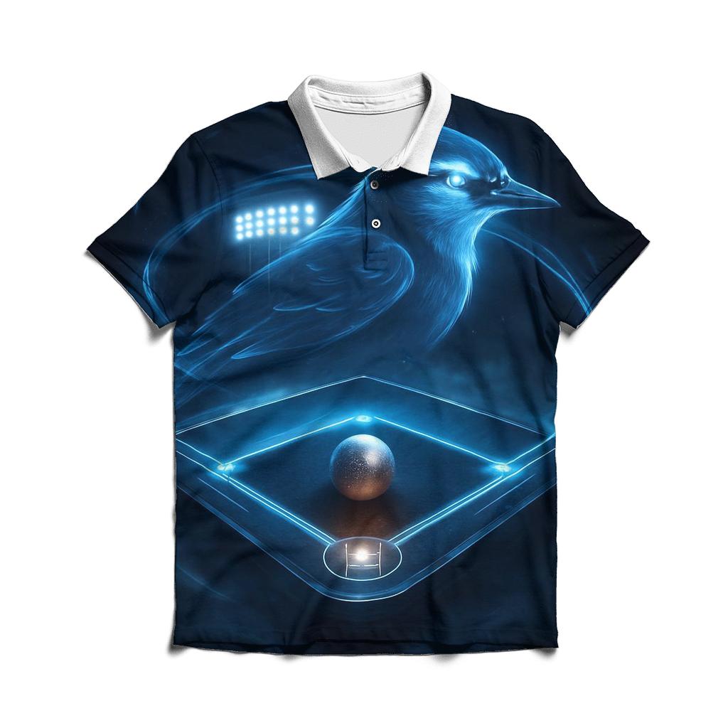 Diamond Surge Blue Jays stylish collar polo tees