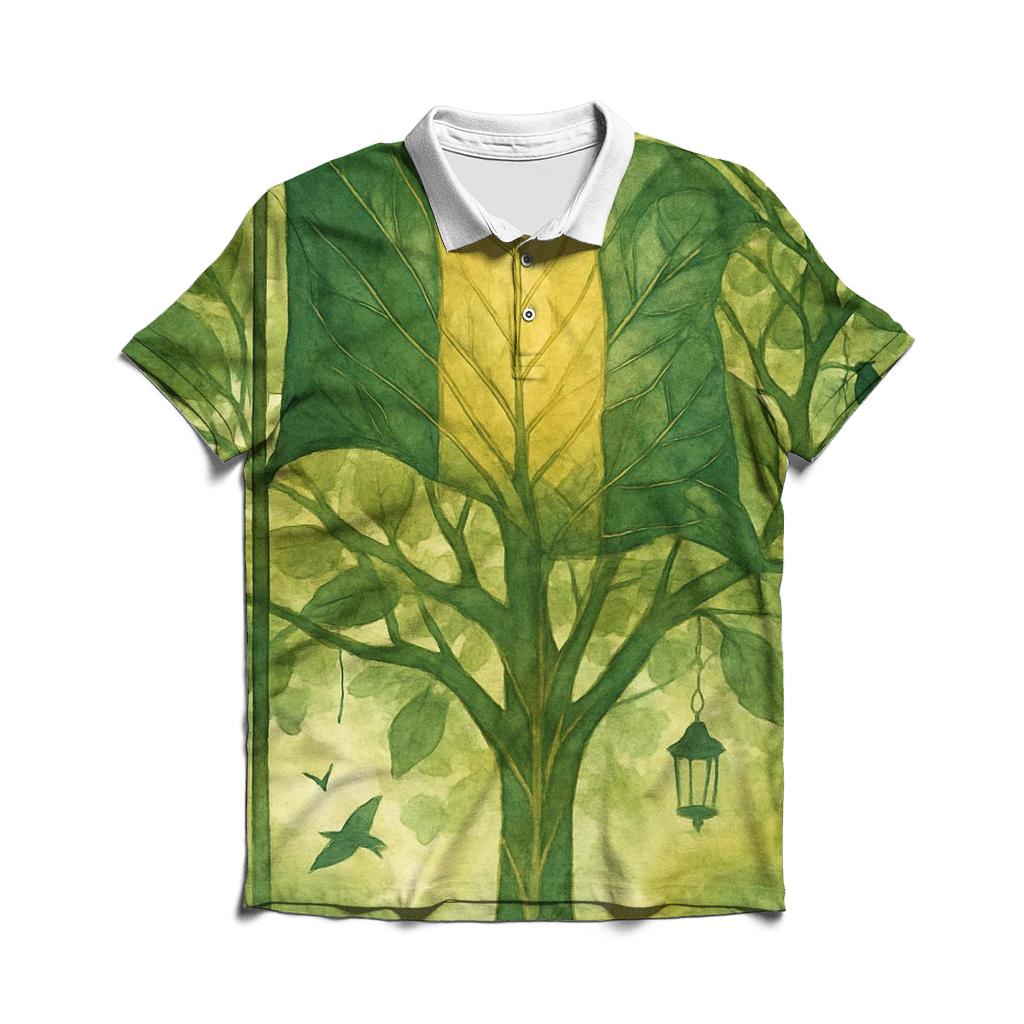 Forest Banner Becoming Canopy casual sports polo shirts